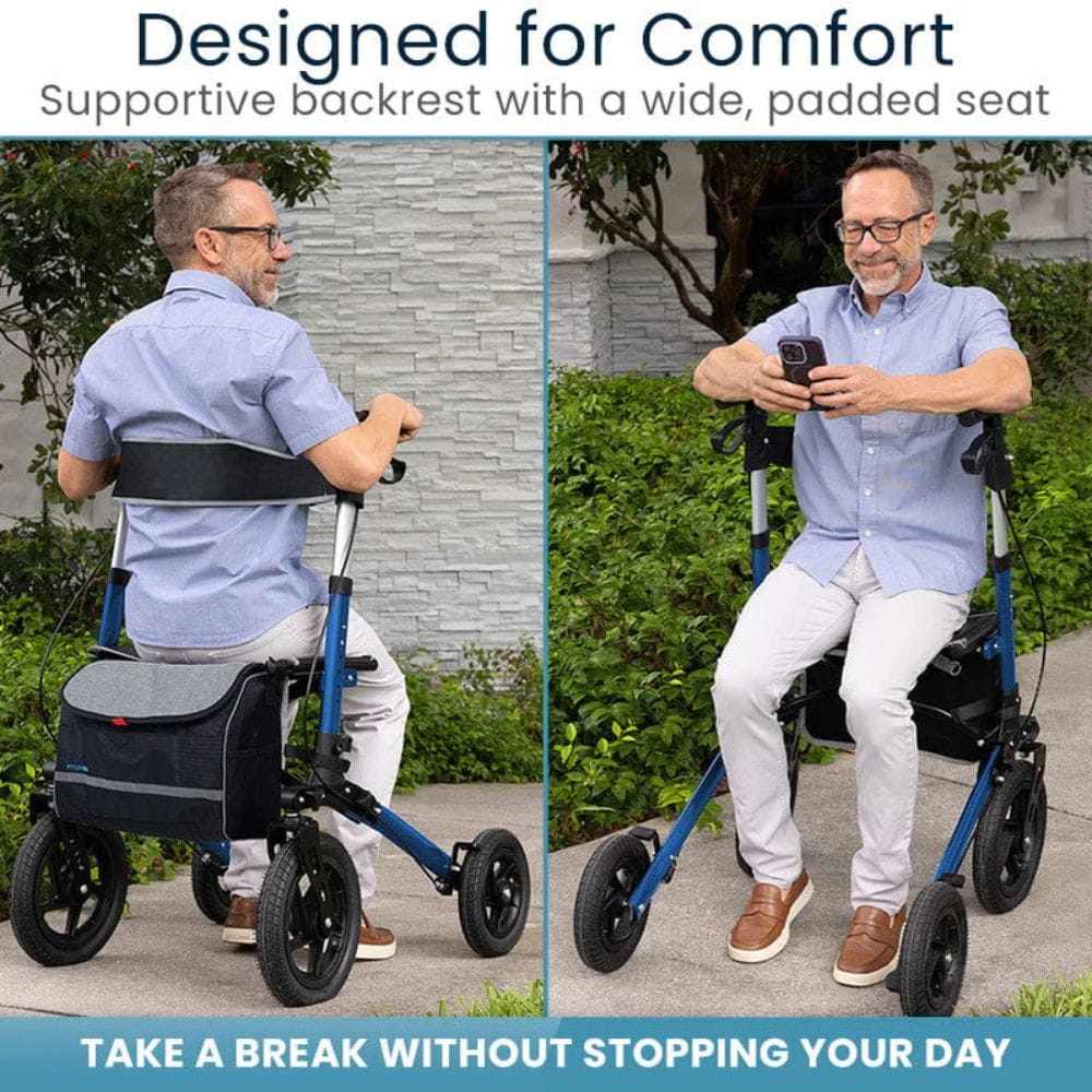 Two people using electric scooters on a city street