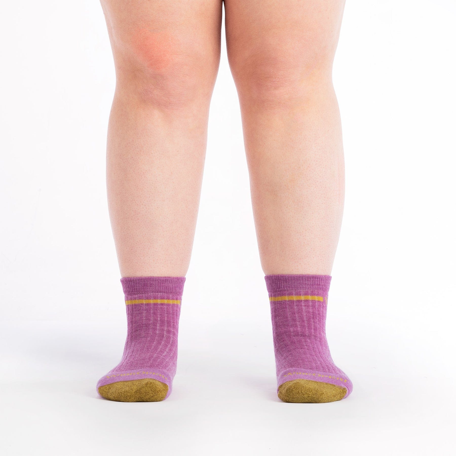 Wide Open Women's Single Stripe Cushioned Quarter Socks