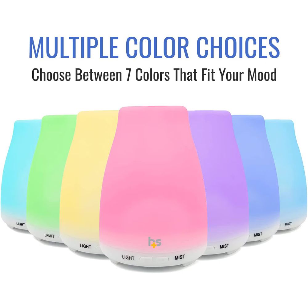 HealthSmart 150ml Essential Oil Diffuser, White