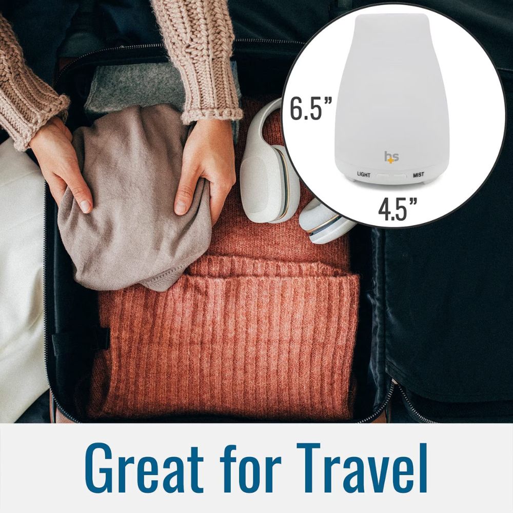 HealthSmart 150ml Essential Oil Diffuser, White