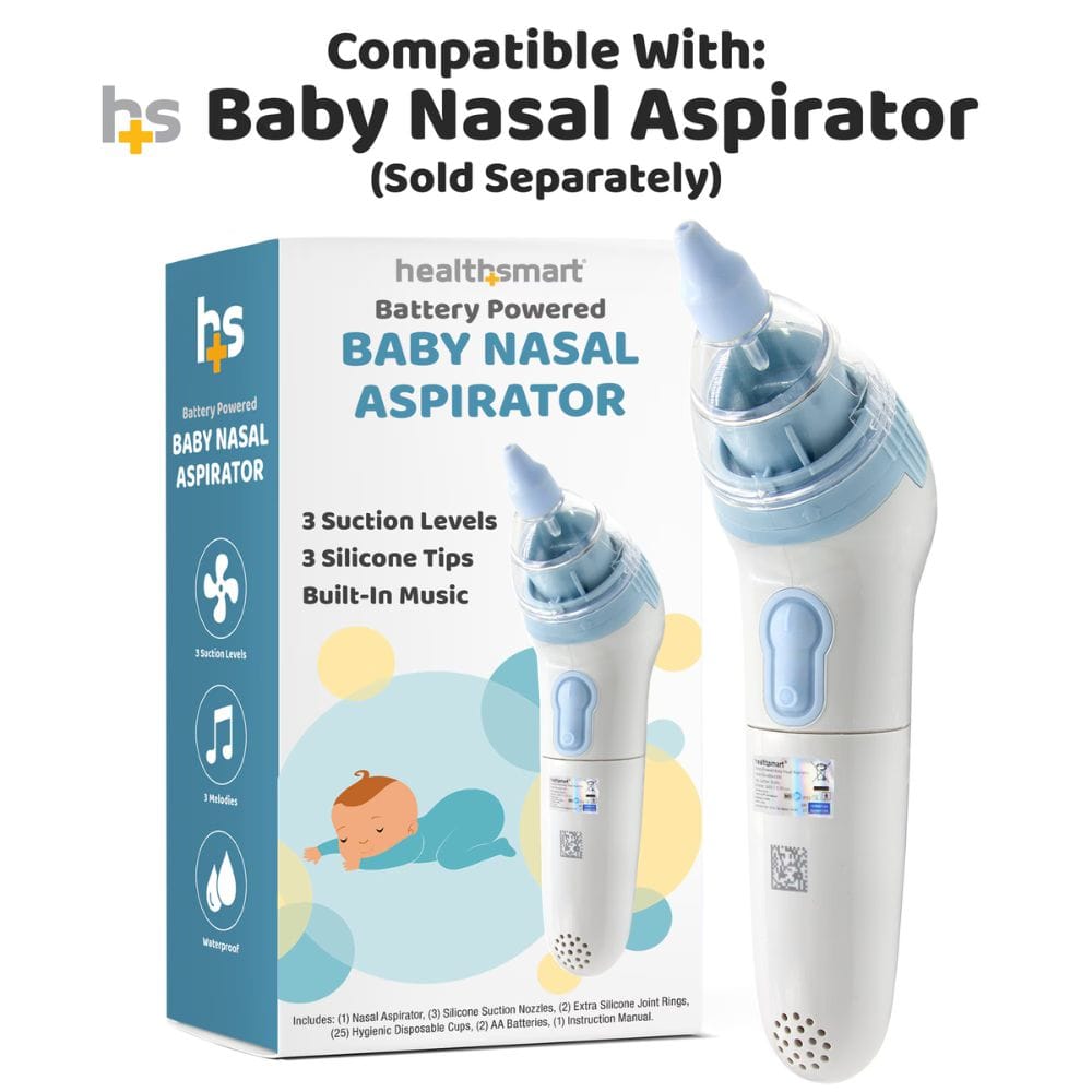 HealthSmart Nasal Aspirator Replacement Tips & Cups