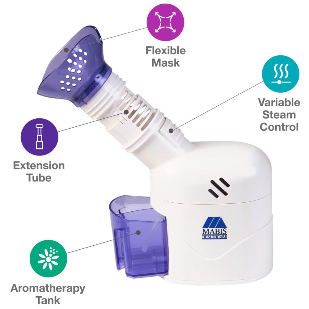 MABIS® Steam Inhaler Vaporizer with Aromatherapy Diffuser