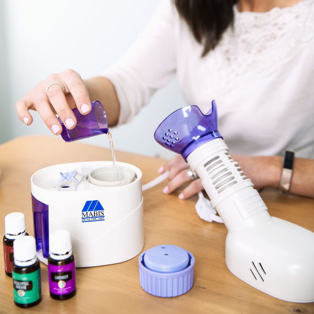 MABIS® Steam Inhaler Vaporizer with Aromatherapy Diffuser