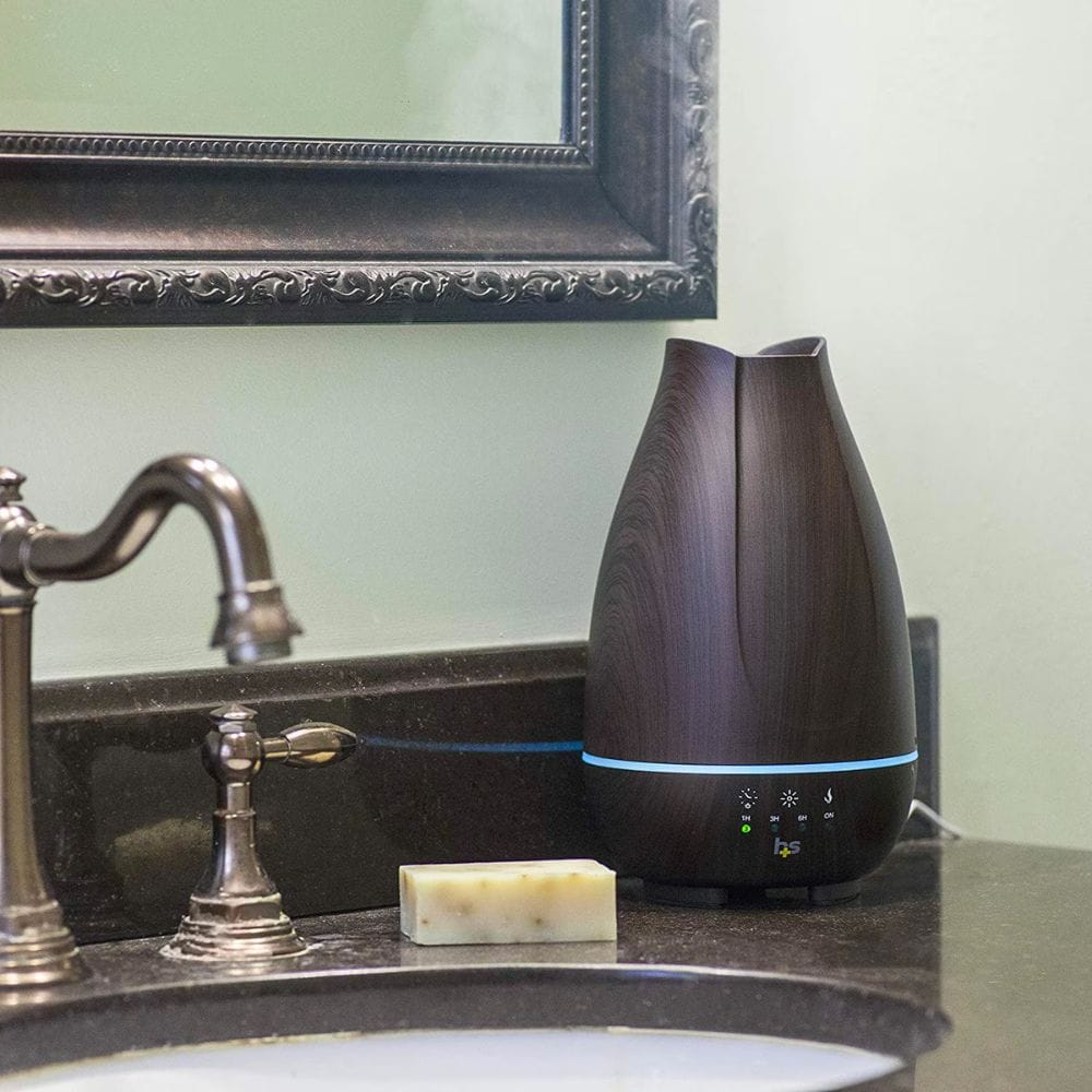 H+S - Essential Oil Aroma Diffuser, Brown 500mL