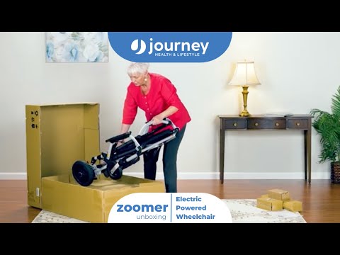 Journey Zoomer Lightweight Folding Power Chair Unboxing