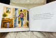 Open illustrated pages from The Days Without Your Beloved Dog about returning home after losing a beloved dog