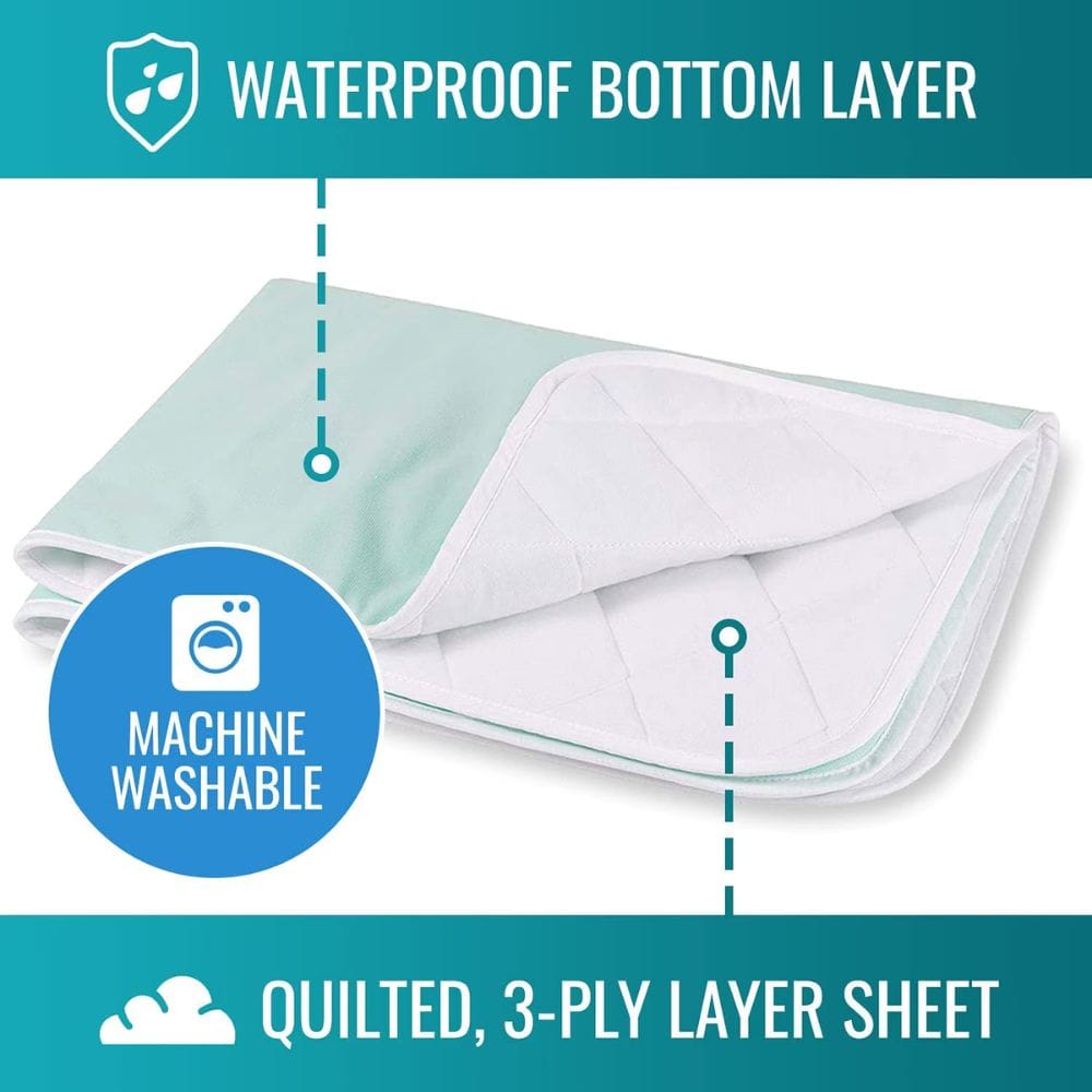 DMI® Waterproof Reusable Furniture and Bed Protector Pad, 3-Layer , 30"x 36"